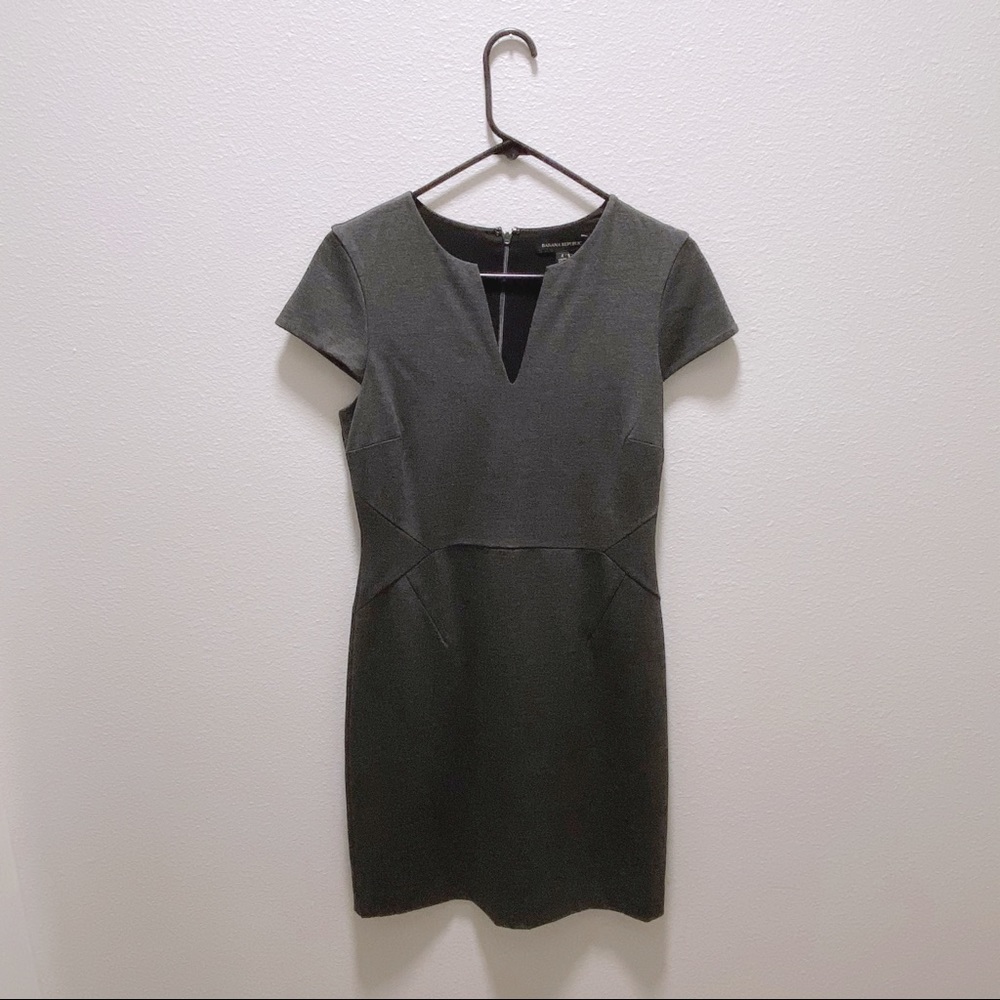 Banana Republic Gray Formal Dress - Never Worn!